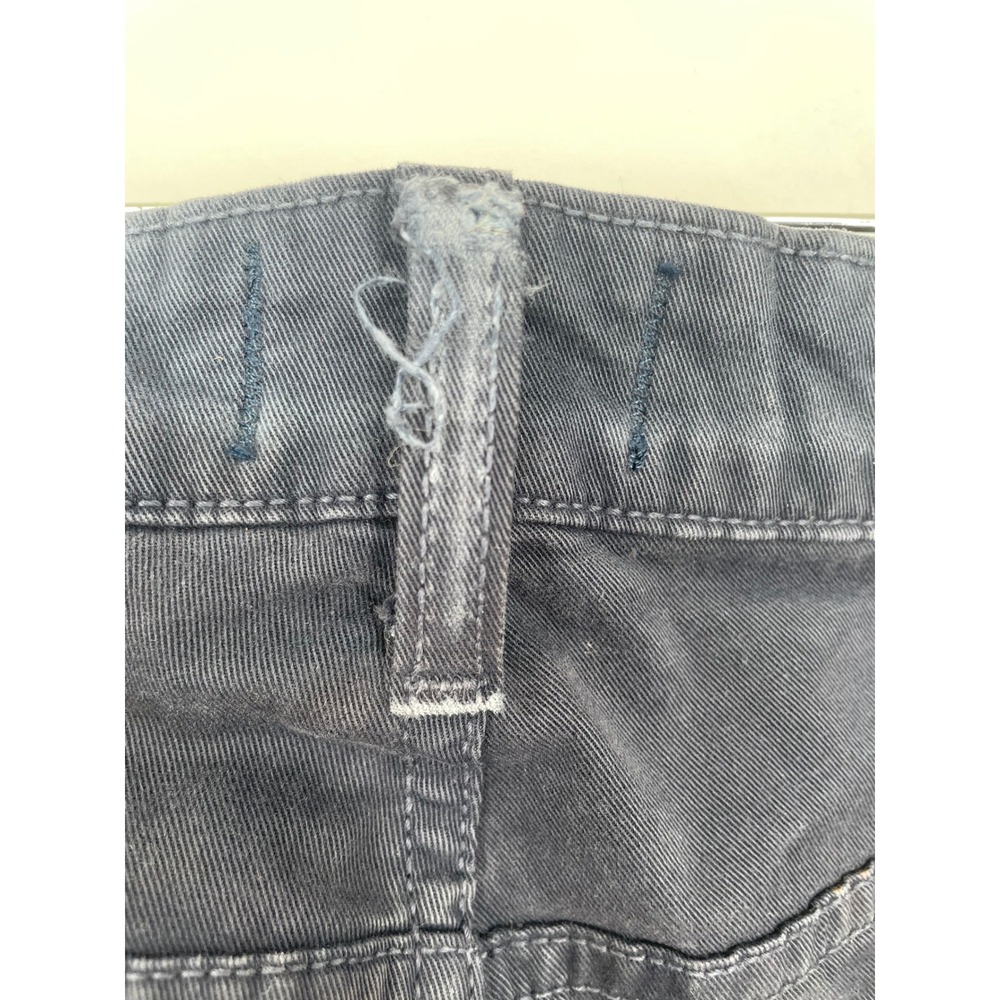 PAIGE Normandie Navy Blue Cotton Polyurethane Blend Straight Leg Pants Size 29 - Picture 5 of 8